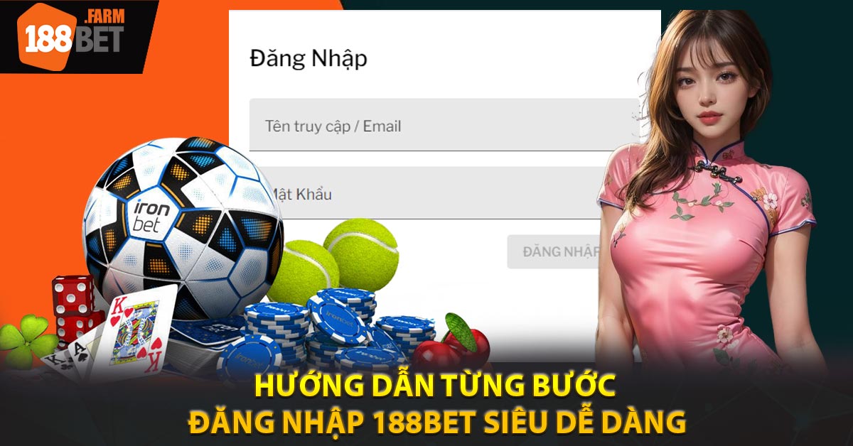 Hướng dẫn từng bước đăng nhập 188BET siêu dễ dàng