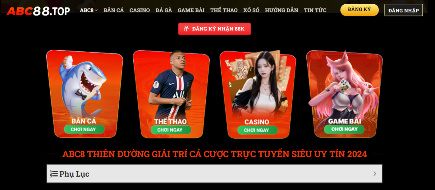 Khám Phá Sảnh Cá Cược Casino ABC88 Trực Tuyến Uy Tín